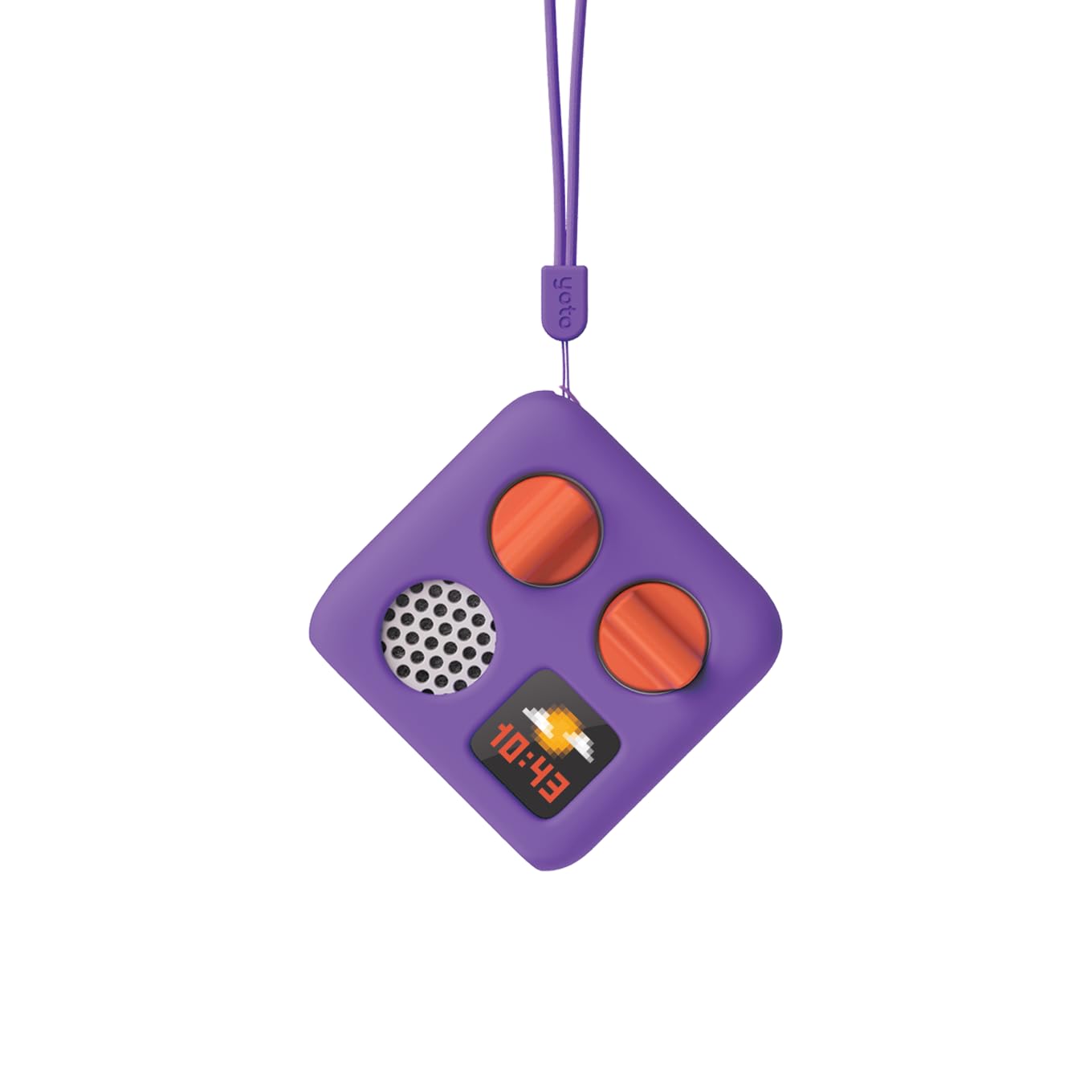 Yoto Mini Adventure Jacket in Grape Soda (Purple) with Matching Wrist Lanyard - Accessory for Kids Mini Audio Device, Anti-Slip 