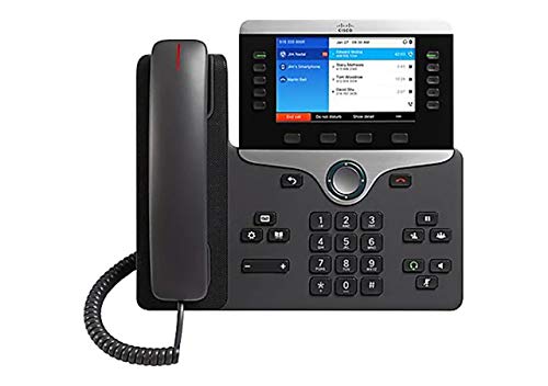 Cisco Ip Phone 8851 With Multi Platform Phone Firmware, 5 Inch Vga Backlit Color Display, Gigabit Ethernet Switch, Class 2 Poe,