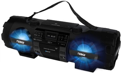 Naxa Electronics Npb 262 Mp3/Cd Bass Reflex Boombox And Pa System With Bluetooth