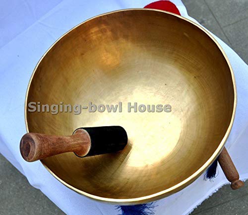 10'' Large Master Healing Hand Hammered Tibetan Singing Bowl ~ Great For Meditation, Yoga, Sound Bath, Mindfulness, Relaxation ~