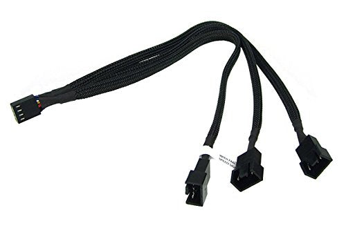 Phobya 3 Way Pwm Splitter Cable (Power 3 Pwm Fans From A Single Connection!)