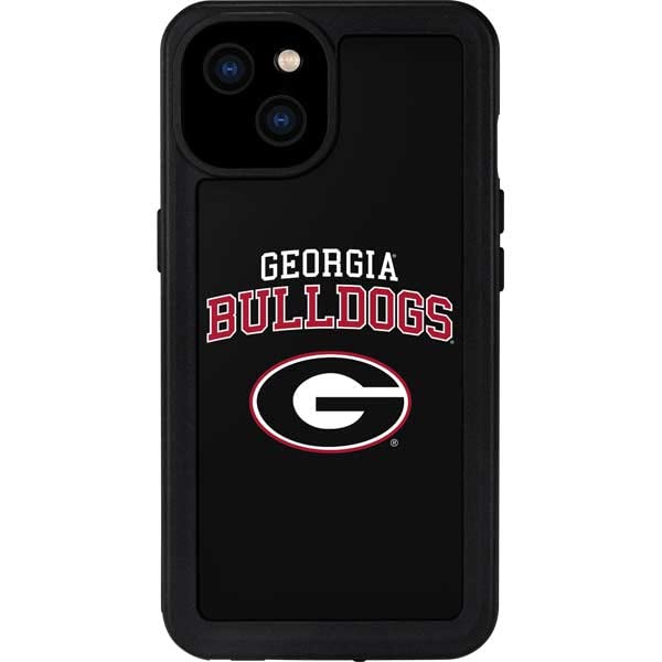 Skinit Waterproof Phone Case Compatible With Iphone 14   Officially Licensed University Of Georgia Bulldogs Design