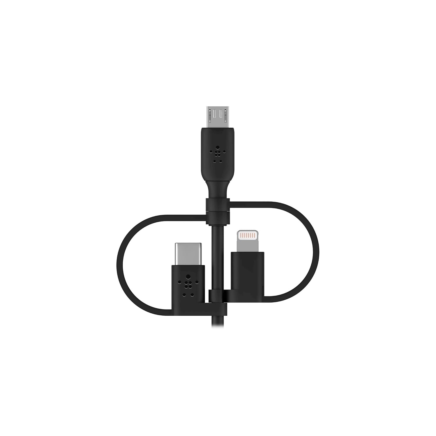 Belkin Universal Cable (3 In 1 Usb C, Lightning, Micro Usb Charging Cable) Charge Smartphones, Tablets, Power Banks And More (3.