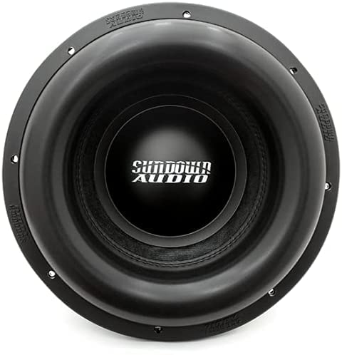 Sundown Audio X-12 v3 D1 12" 1-Ohm Subwoofer, 2000W RMS, Black, Aluminum