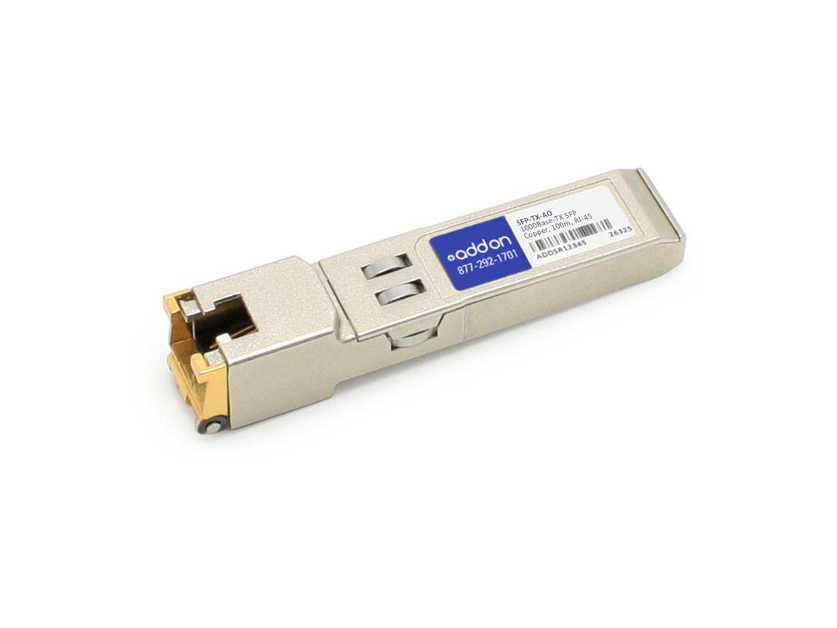 Addon Networking Sfp Mini Gbic Transceiver Module, Rj 45 (Sfp Tx Ao)