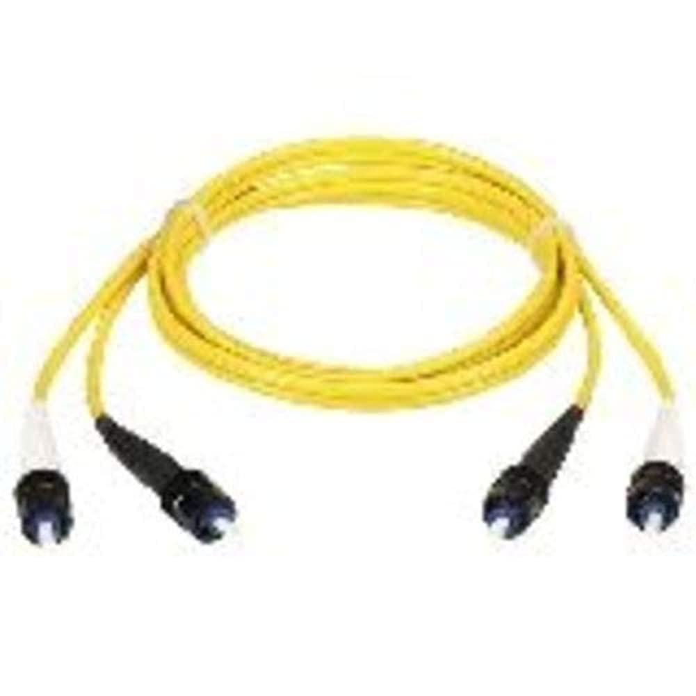 Os2 9/125 Singlemode Fiber Optic Patch Cable - Ofnr Pvc, Lc To Lc, Yellow, 5-M (
