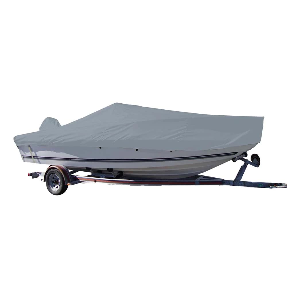 Carver Sun-Dura&Reg; Styled-To-Fit Boat Cover F/21.5&#39; V-Hull Center Console Fishing Boat - Grey,WBAUVB0CS8P1CN5