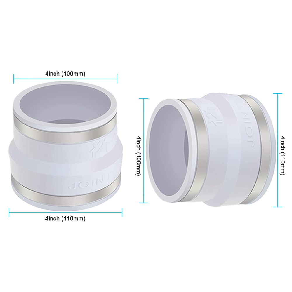 Dcfairfan 4X4 Inch Radon Installation Fan Kit, Radon Mitigation System Kit Inline Duct Fan Ip67 Waterproof, Indoor Outdoor Venti