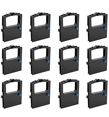 Bigger Compatible Ribbon Replacement For Okidata 52102001 52104001 Printer Ribbons Used For Microline 320 321 Turbo Printers, Mi