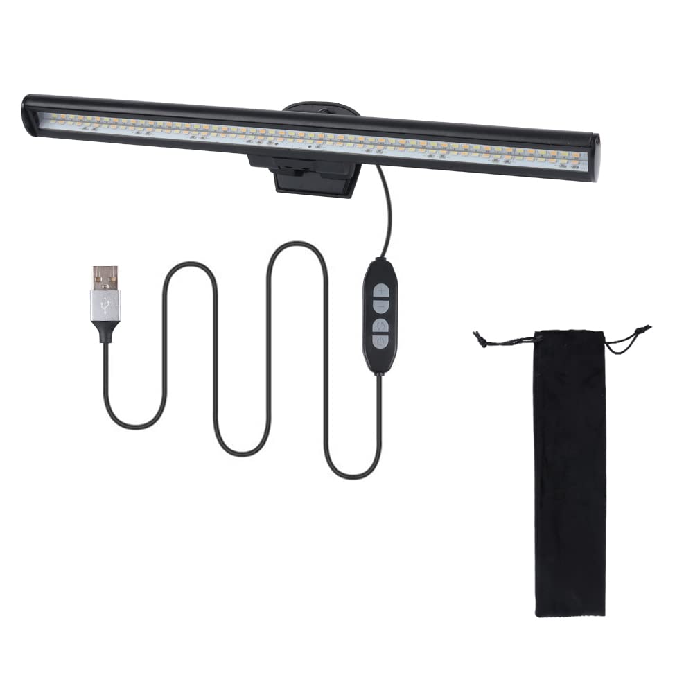 Vigind Computer Monitor Light,Screen Light Bar Usb Powered Monitor Clamp Lamp,Eye Protect Clip On Monitor Lamps,Adjustable Brigh