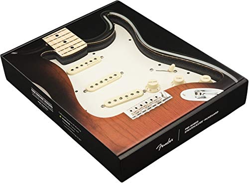 Fender Vintage Noiseless Prewired Stratocaster Pickguard - 3-Ply White