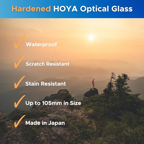Hoya Evo Antistatic 86 Mm Lens Filter - Premium Optical Glass W/ 16-Layer Smc Lens Protector For 99.8% Light Transmission, 5Mm T