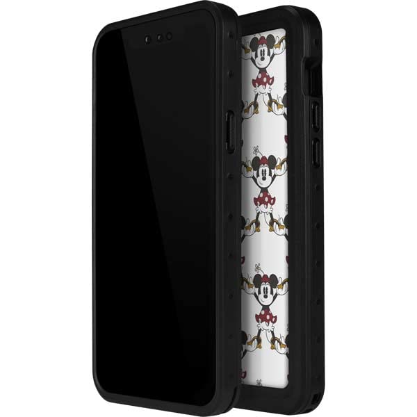 Skinit Waterproof Phone Case Compatible with iPhone 12 Pro Max Minnie Mouse Pyramid Design White
