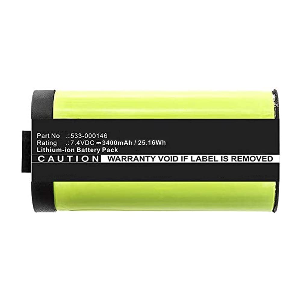 Mpf Products Extended 3400Mah 533 000146 Battery Replacement Compatible With Logitech Ue Megaboom 3, S 00171 Wireless Waterproof