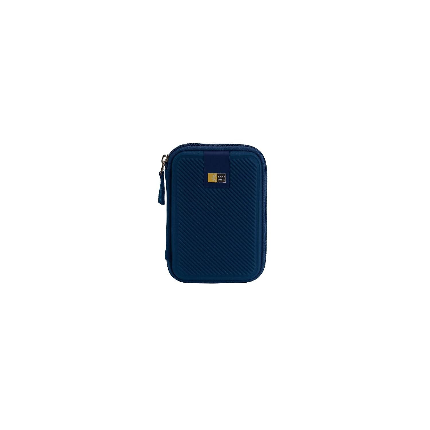 Case Logic Ehdc 101Blue Hard Shell Case For 2.5 Inch Portable Hard Drive Dark Blue