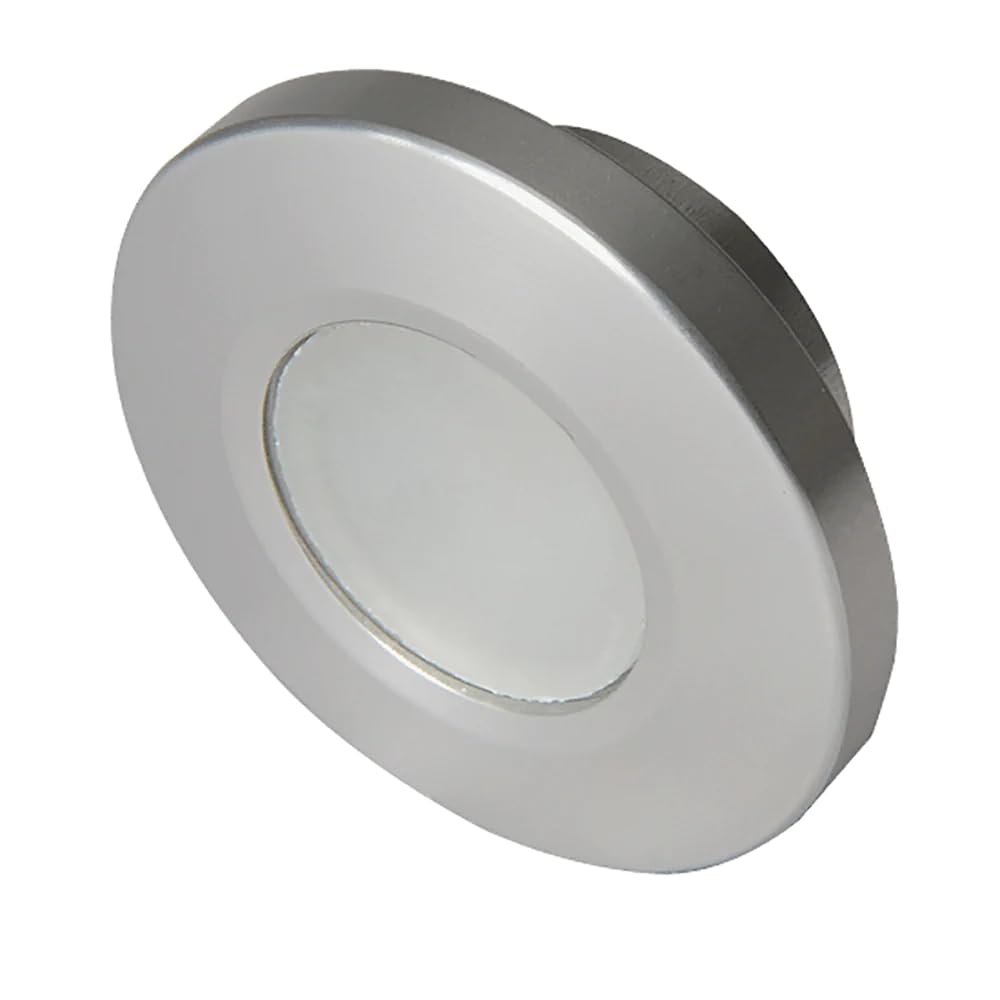 Lumitec Orbit - Flush Mount Down Light - Brushed Finish - White Non-Dimming,WBLITB007HF1RVC