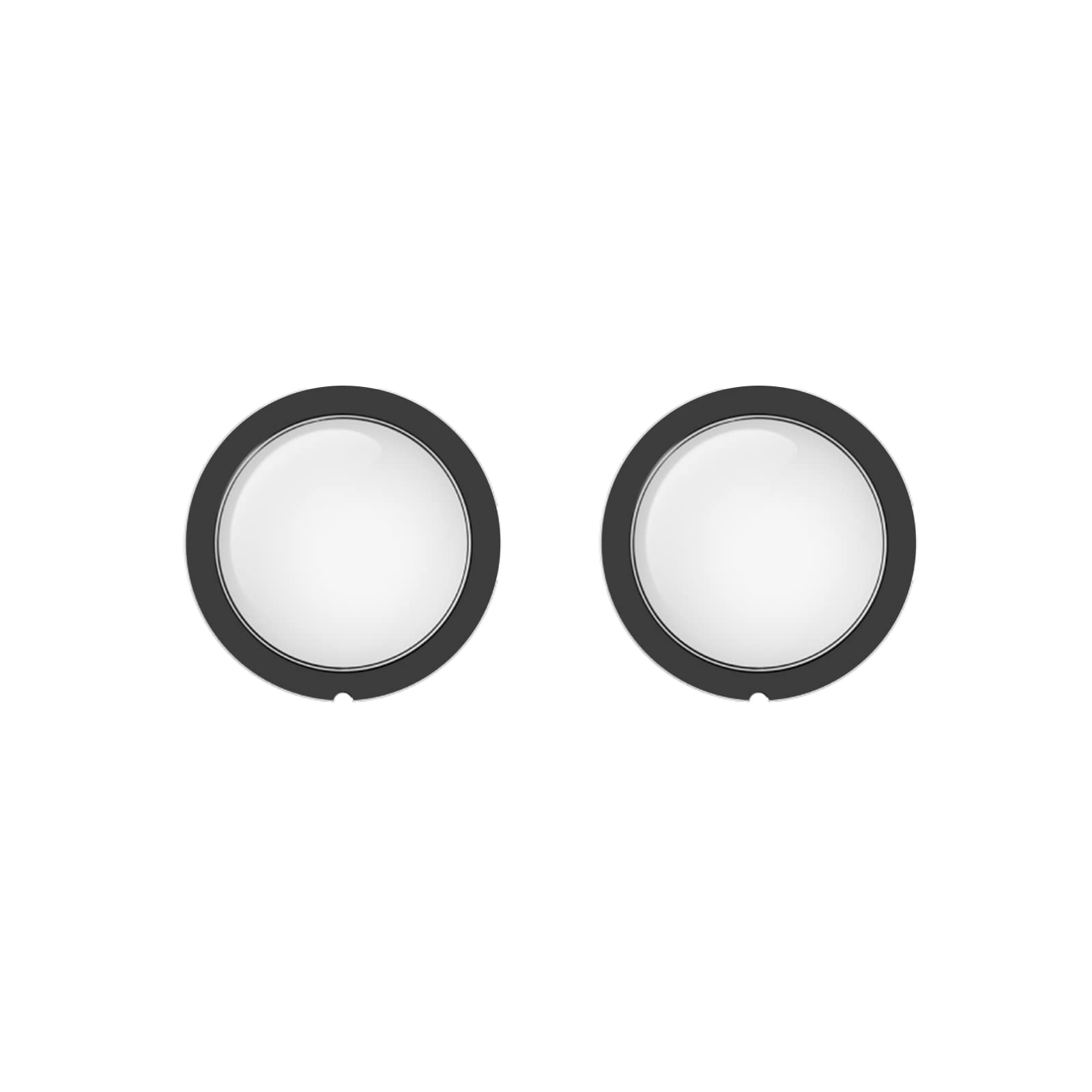 For Insta 360 X3 Lens Protector, Puluz Dual Lens Guards For Insta360 X3 Protective Case Pc Protective Cover Sticky Lens Guards F