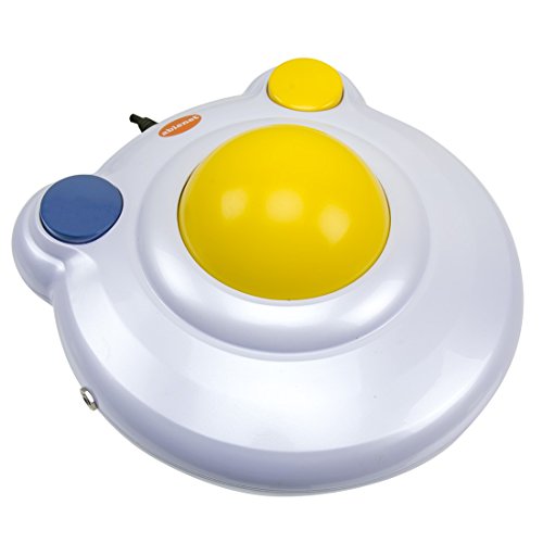 Bigtrack 2.0 Trackball   For Users Who Lack Fine Motor Skills To Use A Mouse. A Big 3    Trackball With 2 Blue (Left And Right) 