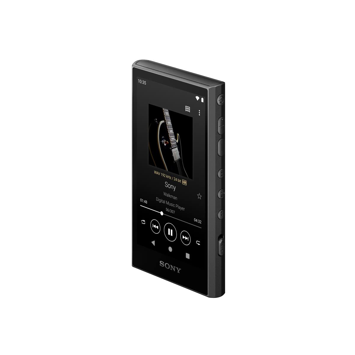 Sony NW A306 Walkman 32GB Hi Res Portable Digital Music Player with Android, up to 36 Hour Battery, Wi Fi & Bluetooth and USB Type C � Black NW A306/B, Black