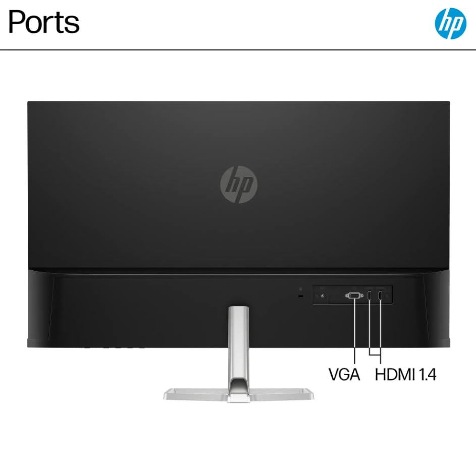 Hp 32 Inch Full Hd(1920X1080) Va Panel Monitor, Anti-Glare Display, 100Hz Refresh Rate, 7 Ms Response Time, 2 X Hdmi 1.4, 1 X Vg
