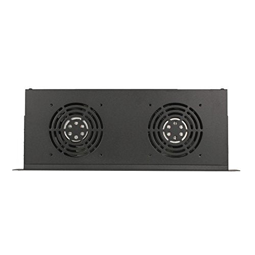 Navepoint Rack Cabinet Mounted Server 2 Fan Unit Cooling System With 2 Fans 110V Blk 1U