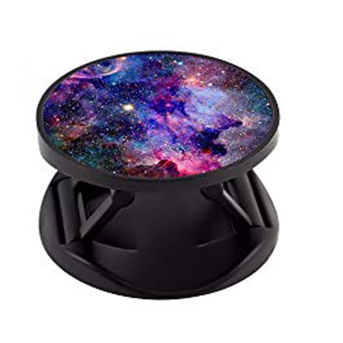 Ufbara Phone Finger Expanding Stand Holder Kickstand Hand Grip Widely Compatible With Almost All Phones Cases (Galaxy Pattern)