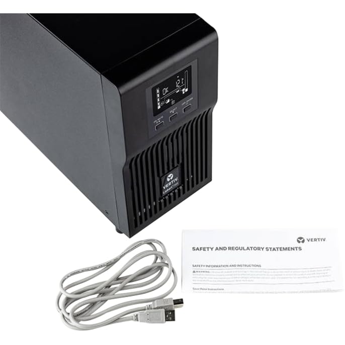 Liebert Psi5 Ups   1100Va 990W 120V, Line Interactive Avr Mini Tower Sine Wave Ups, 0.9 Power Factor Uninterruptible Power Suppl