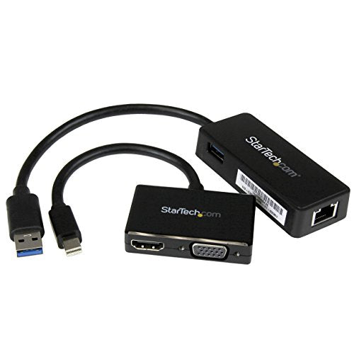 Startech.Com 2 In 1 Accessory Kit For Surface And Surface Pro 4   Mdp To Hdmi / Vga   Usb 3.0 Gbe   Works With Surface Pro 3 And