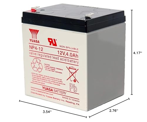 Yuasa Battery Np4 12 12 V 4Ah Battery