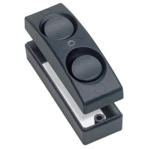 Bep 1101 Bk On/Off Double Interior Switch, Black