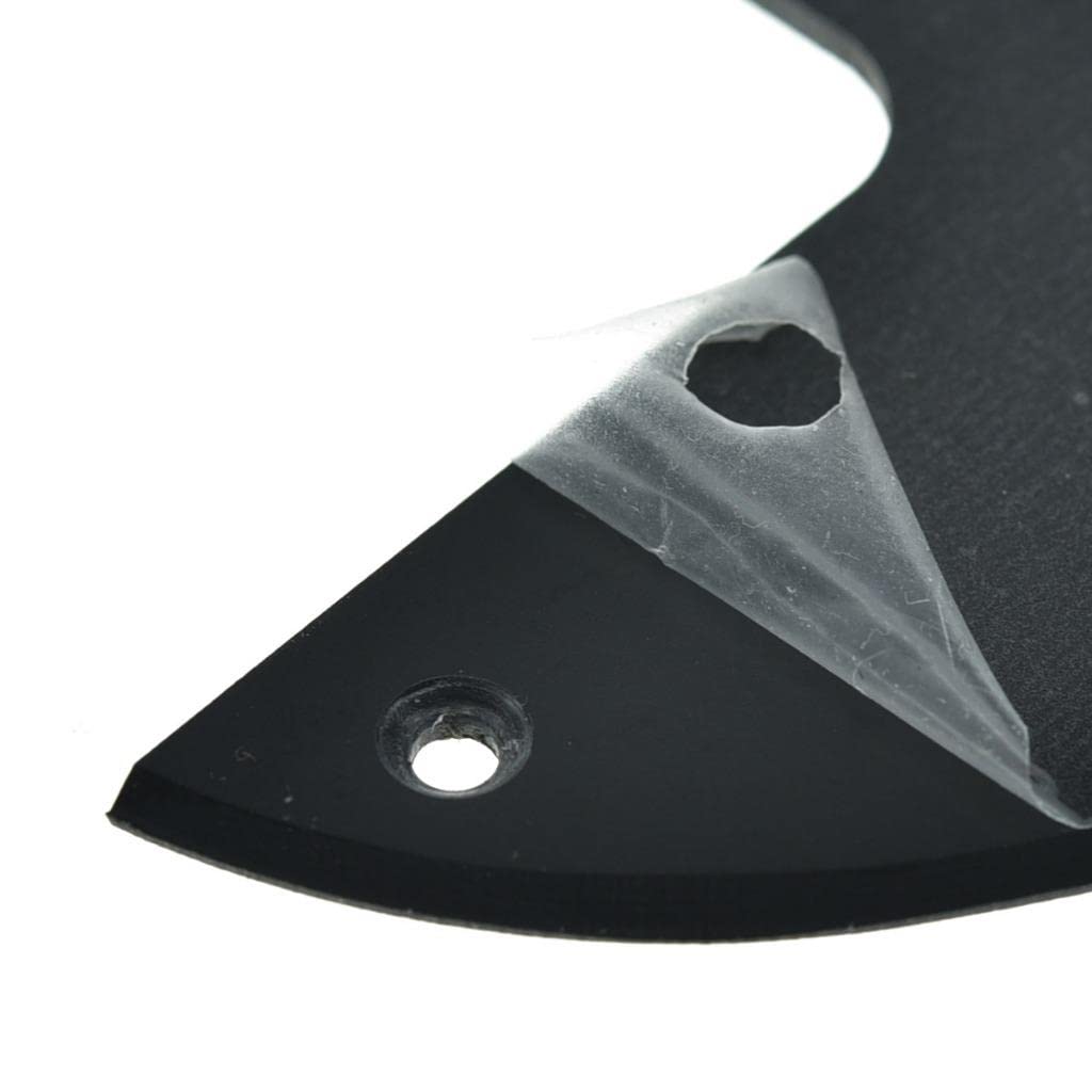 Dopro 8 Hole Tele Style Guitar Pickguard Tl Pick Guard With Pickup Mounting Screw Holes For Tele/Telecaster Matte Black 1 Ply