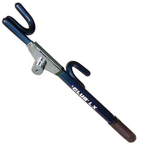 The Club 1102 Lx Series Steering Wheel Lock, Blue