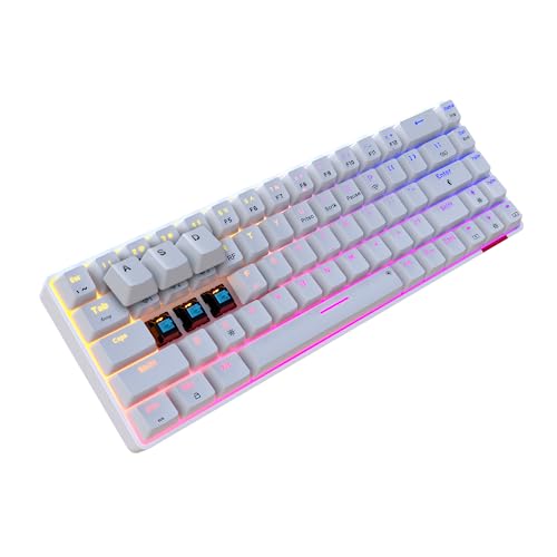 Portronics Hydra 10 Mechanical Wireless Gaming Keyboard With Bluetooth 5.3 + 2.4 Ghz, Rgb Lights 16.8 Million Colors, Type C Cha