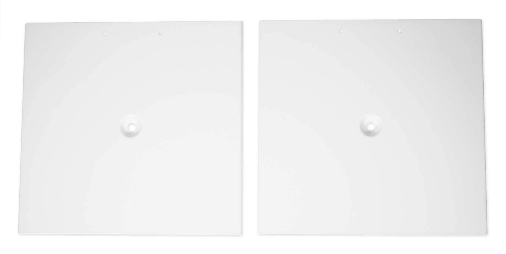 Rockville Pair Studio Monitor Speaker Stands W/Adjustable Height, White (Rvsm1