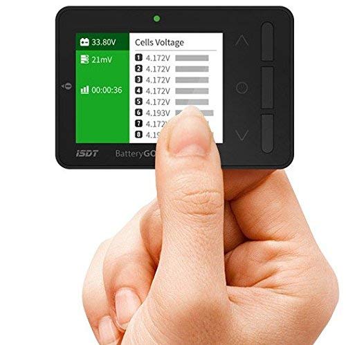 Isdt Battgo Bg-8S Battery Meter, Lcd Display Digital Battery Capacity Checker Battery Balancer Battery Tester For Lipo/Life/ Li-