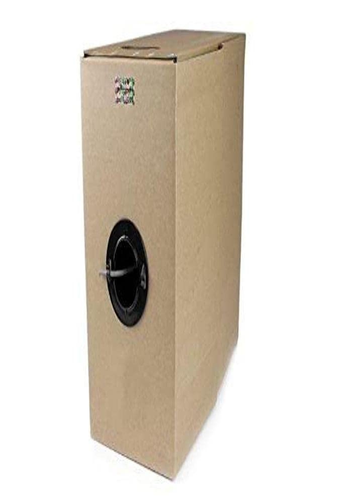 Startech.Com 1000 Ft Roll Of Gray Plenum Cmp Cat 6 Solid Utp Bulk Cable   Cmp / Ft6 Plenum Rated   Ethernet Cat6 Bulk Box  23 Aw