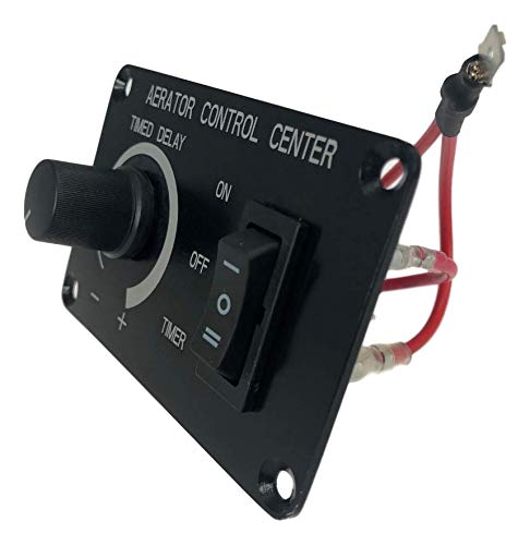 Pactrade Marine Aerator Timer Switch PRO | Custom Delay | 12V for 10A Loads | Black | Model P11113