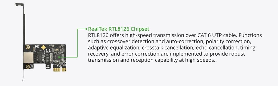 Io Crest 5.0Gb Pcie Network Card   Pcie To 5.0 Gigabit Ethernet Network Card, Supports Windows 11/10/8.1/8/7, Win Server 2022/20