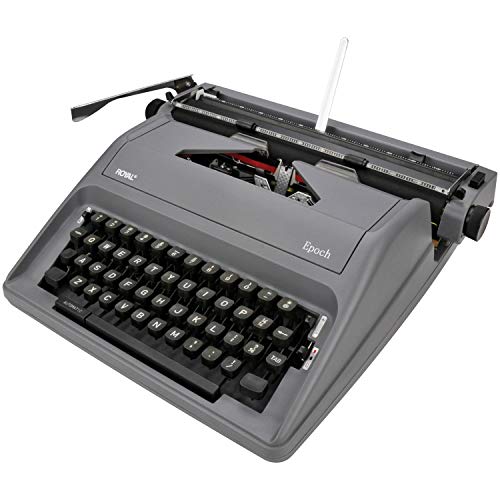 Royal Epoch Classic Portable Manual Typewriter   Gray (Roy79103Y)