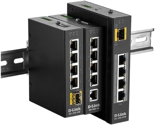 D Link Dis 100G 5Sw Industrial Gigabit Unmanaged Switch With Sfp Slot   4 X Gigabit Ethernet Network, 1 X Gigabit Ethernet Expan