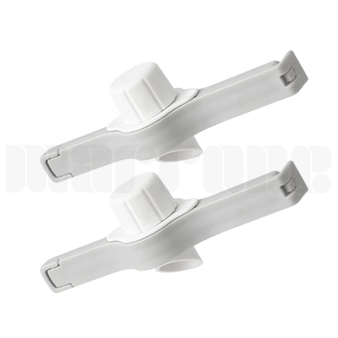 Marrone Sealing Clamp with Pour Spouts, Plastic Cap Sealer Clips for Snack and Kitchen Food Storage and Organization, Food Snack