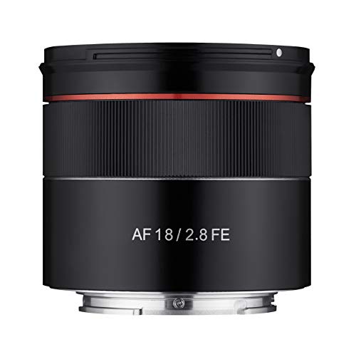 Samyang Syio18Af-E Af 18Mm F2.8 Wide Angle Auto Focus Full Frame Lens For Sony E Mount, Black