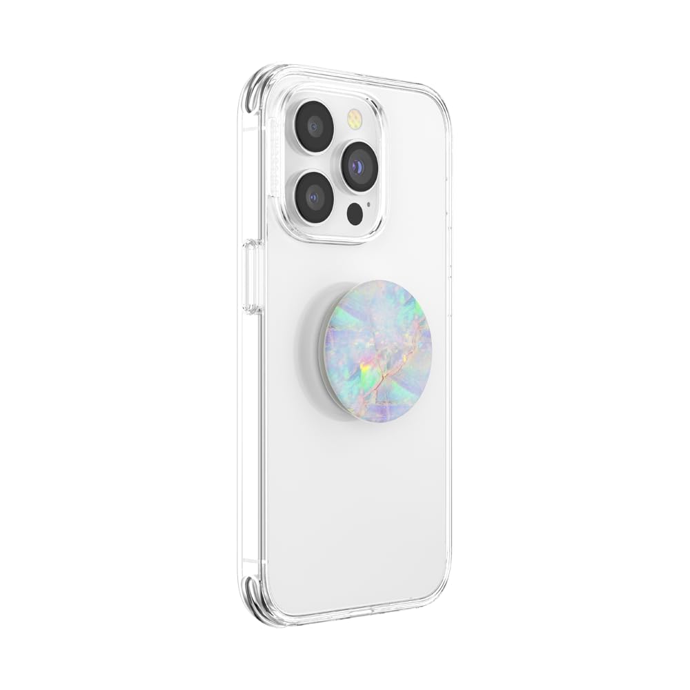 PopSockets Phone Grip with Expanding Kickstand, Marble PopGrip   Opal