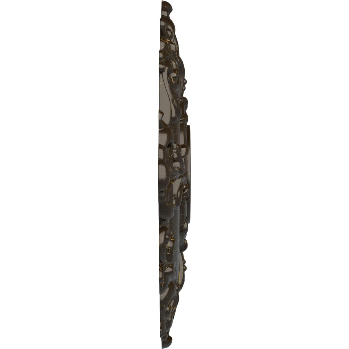 Ekena Millwork Cm18Rlshc Riley Ceiling Medallion, 18''Od X 3 1/2''Id X 1 1/2''P, Stone Hearth Crackle