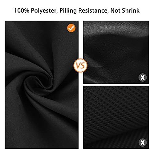 Vevelux 10 X 10 Ft Black Backdrop Background, 100% Polyester Photography Backdrop Foldable Washable Black Screen For Photoshoot