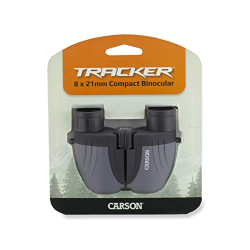 Carson Tracker 8X21Mm Compact Sport Binocular, Grey (Tz 821)