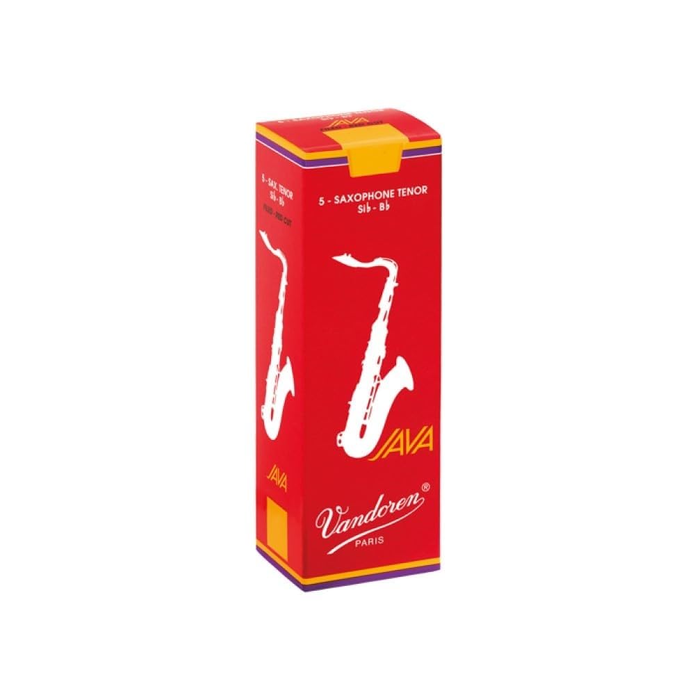 Vandoren Sr272R Tenor Sax Java Red Reeds Strength 2; Box Of 5