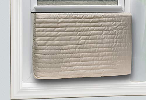 Frost King Ac9H Indoor Quilted 2 Piece Standard Air Conditioner Cover 25'' Wide By 17'' Tall By 4'' Deep  Beige