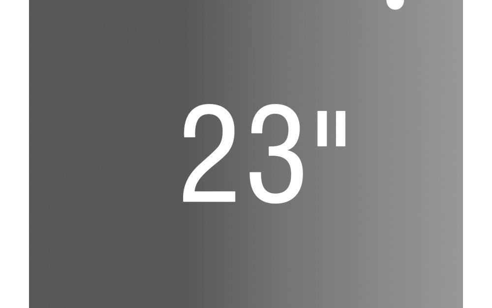 23'' Privacy Filterscreen Black