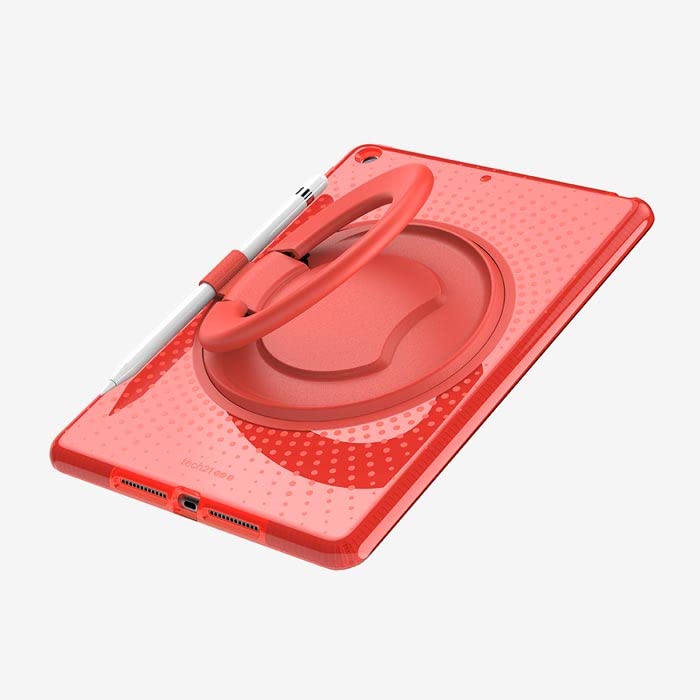 Tech21 Evo Play2 With Pencil Holder For Ipad 7Th/8Th/9Th Gen - Protective Ipad Case With Impact Protection Red